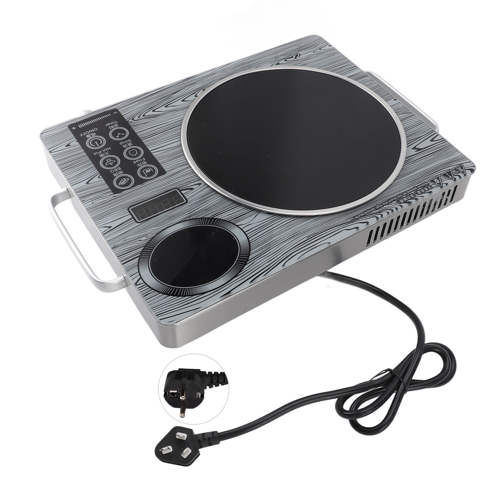 Induction Cooktop Portable - Elektryczna kuchenka indukcyjna Sterowanie dotykowe Pojedynczy
