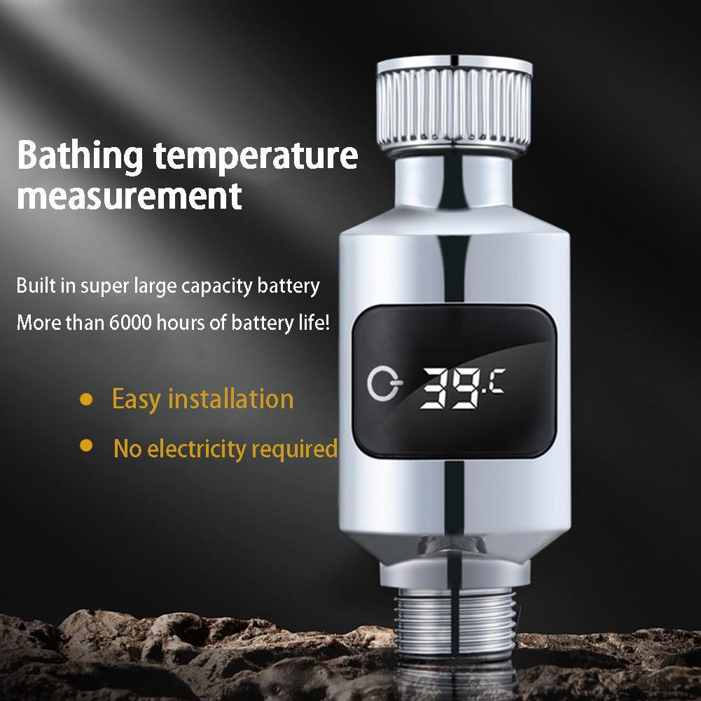 Kitchen Appliances Video - Cyfrowy pirometr prysznicowy LED, monitor temperatury,