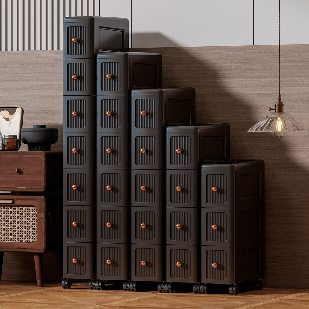 Kitchen Appliances Cabinet - Szafka do przechowywania z wąskimi przegródkami