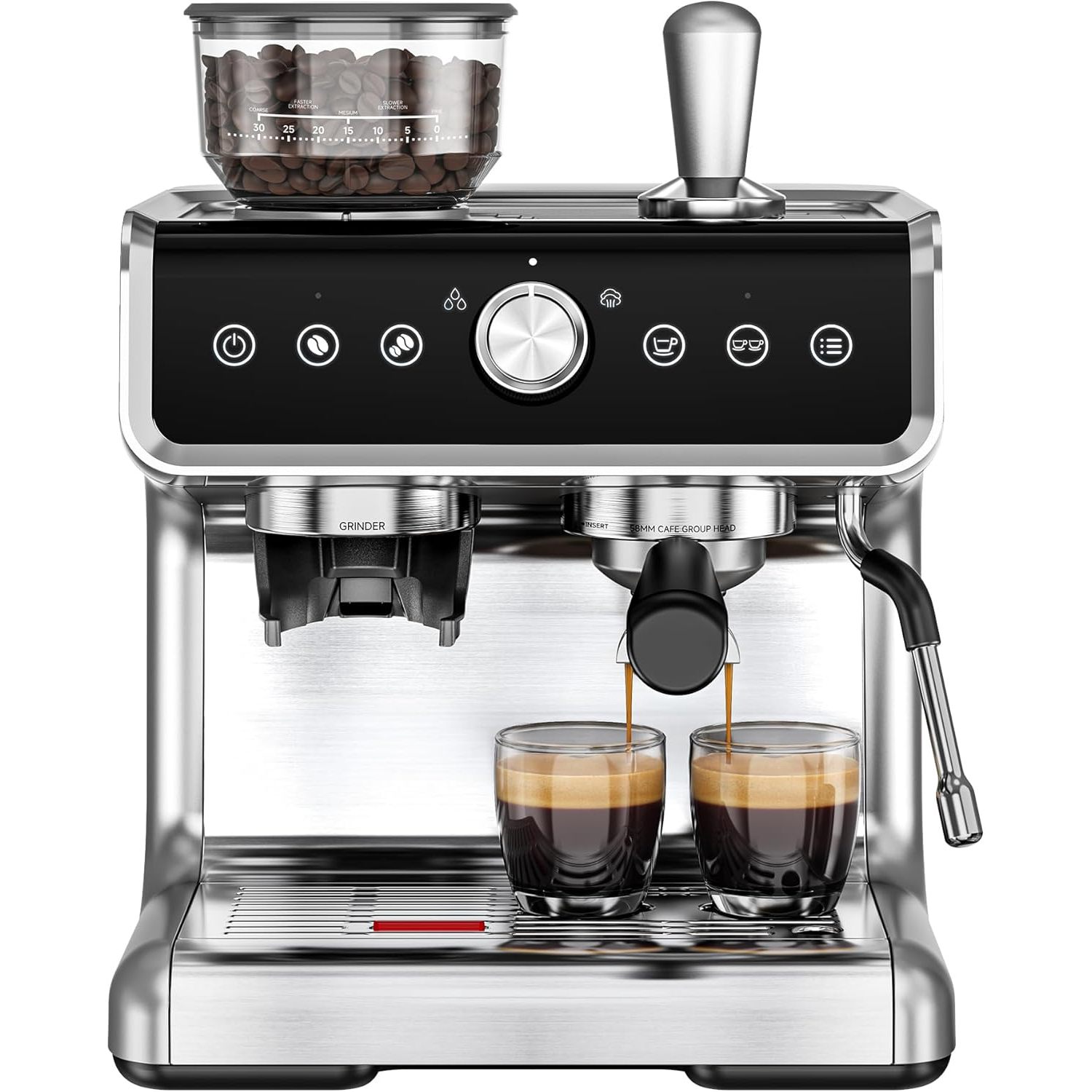 Coffee Maker - EUHOMY Elektryczny ekspres do espresso z