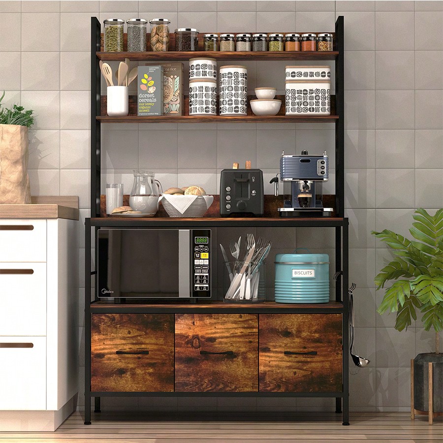 Regał kuchenny z 3 koszami, 5- – Microwave Oven recenzja i cena