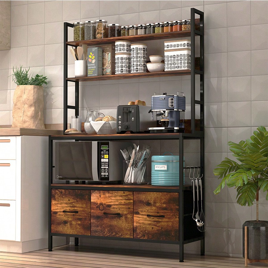 Regał kuchenny z 3 koszami, 5- – Microwave Oven recenzja i cena