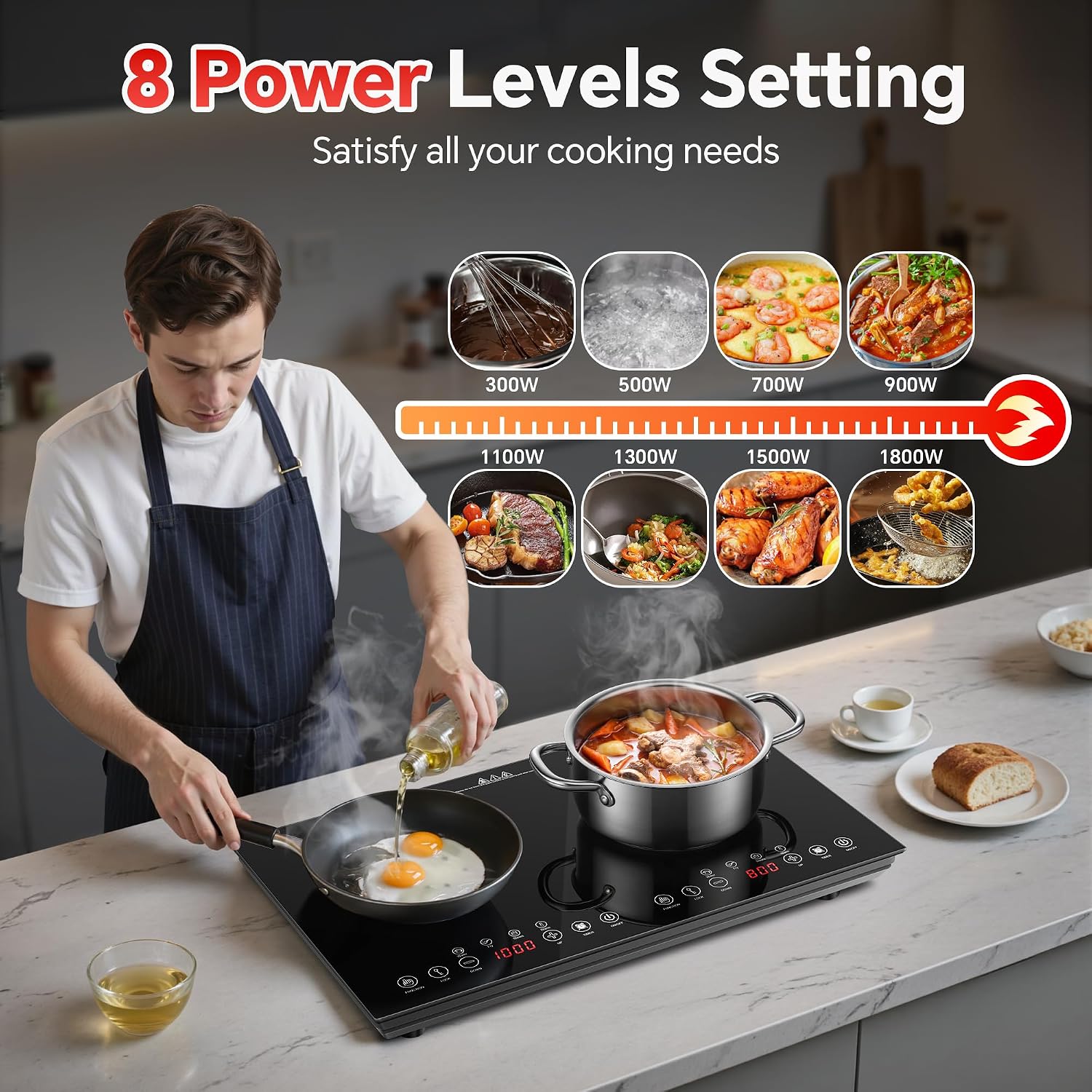 Przenośna płyta indukcyjna 2-p – Induction Cooktop Portable recenzja i cena